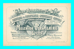 A887 / 261 69 - LYON Grande Parasolerie De Lyon MELCHIOR RASPILAIRE - Carte Pub - Autres & Non Classés