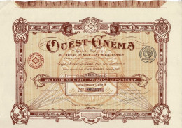Titre De 1919 - Ouest-Cinéma - Déco - Kino & Theater