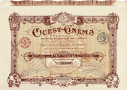 Titre De 1919 - Ouest-Cinéma - Déco - Cinema & Teatro