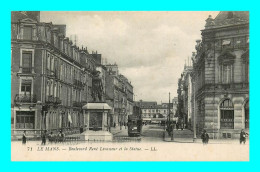 A886 / 189 72 - LE MANS Boulevard René Levasseur Et La Statue - Le Mans