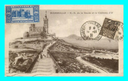 A884 / 581 13 - MARSEILLE Notre Dame De La Garde Et Chateau D'If ( Vignette Timbre ) - Sin Clasificación