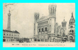 A884 / 535 69 - LYON Ascenseur De La Tour Archeveché Et Basilique De Fourviere - Sonstige & Ohne Zuordnung