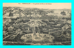 A881 / 113 78 - VERSAILLES Vue Générale Du Parc Et Du Chateau - Versailles