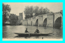 A884 / 397 78 - MANTES Vue Sur Le Vieux Pont Et Notre Dame - Mantes La Jolie