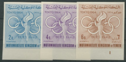 Jemen (Königreich) 1964 Olympia SWommerspiele Tokio 72/74 B Postfrisch - Yemen