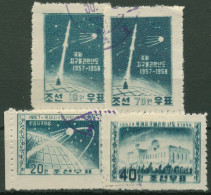 Korea (Nord) 1958 Geophysikalisches Jahr Rakete Satellit 141/44 A Gestempelt - Corea Del Norte