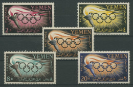 Jemen (Nordjemen) 1960 Olympia Sommerspiele Rom 200/04 A Postfrisch - Yemen