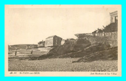 A884 / 185 50 - SAINT PAIR SUR MER Rochers Et Les Villas - Saint Pair Sur Mer