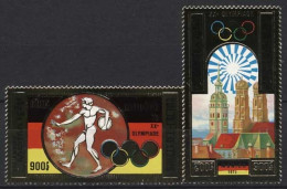 Kambodscha 1972 Olympia Sommerspiele München 351/52 A Postfrisch - Cambodja