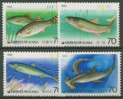 Korea (Süd) 1986 Tiere Fische Sardine, Hammerhai, Eoreumchi 1461/64 Postfrisch - Korea (Zuid)