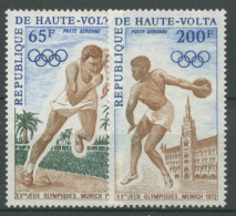 Obervolta 1972 Olympische Sommerspiele München Sprint Diskus 365/66 Postfrisch - Alto Volta (1958-1984)