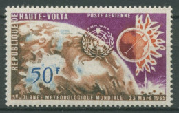 Obervolta 1965 Welttag Der Meteorologie Erdkugel 161 Postfrisch - Opper-Volta (1958-1984)