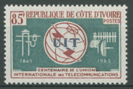 Elfenbeinküste 1965 100 Jahre Int. Fernmeldeunion ITU 283 Postfrisch - Costa D'Avorio (1960-...)