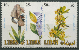 Libanon 1984 Blumen Iris Schlehdorn 1321/23 Postfrisch - Líbano