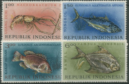 Indonesien 1963 Nationaler Fischereitag, Fische 392/95 Postfrisch - Indonesia