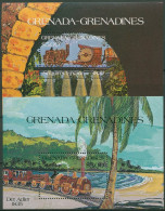 Grenada-Grenadinen 1984 Lokomotiven Block 86/87 Postfrisch (C94725) - Grenada (1974-...)