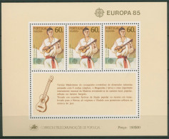 Portugal - Madeira 1985 Europa CEPT Jahr Der Musik Block 6 Postfrisch (C90979) - Madeira