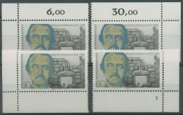 Bund 1990 100. Todestag Heinrich Schliemann 1480 Alle 4 Ecken Postfrisch (E773) - Unused Stamps