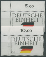 Bund 1990 Deutsche Einheit 1477/78 Ecke 1 Oben Links Postfrisch (E763) - Ongebruikt