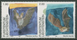 Liechtenstein 2005 Tiere Fledermäuse 1389/90 Postfrisch - Ungebraucht