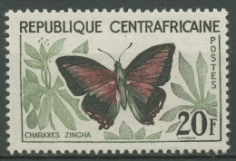 Zentralafrikanische Republik 1960 Schmetterling 10 Postfrisch - Repubblica Centroafricana