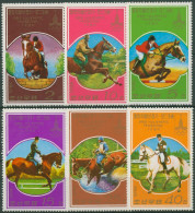 Korea (Nord) 1978 Vorolympische Sommerspiele Moskau'80 Reiten 1707/12 Postfrisch - Corea Del Norte