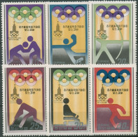 Korea (Nord) 1979 Olympia Sommerspiele'80 Moskau 1890/95 Postfrisch - Korea, North