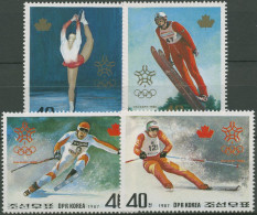 Korea (Nord) 1987 Olympia Winterspiele'88 Calgary 2879/82 Postfrisch - Corée Du Nord