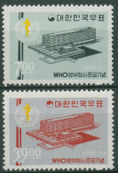 Korea (Süd) 1966 Weltgesundheitsorganisation WHO Amtssitz Genf 526/27 Postfrisch - Corea Del Sur