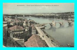 A878 / 091 84 - AVIGNON Pont Saint Benezet Et Perspective Du Rhone - Avignon