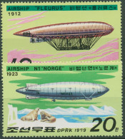 Korea (Nord) 1979 Luftschiffe 1816/17 Postfrisch - Corea Del Norte