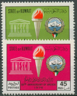 Kuwait 1976 UNESCO Wappen 691/92 Postfrisch - Kuwait