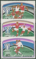 Korea (Nord) 1977 Fußball-WM'78 Argentinien 1676/78 Postfrisch - Corea Del Nord