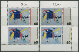 Bund 1989 100. Geb. Von Willi Baumeister 1403 Alle 4 Ecken Postfrisch (E629) - Nuovi