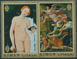 Ajman 1971 Gemälde Hans Baldung, Simon Vouet 832/33 A Postfrisch - Ajman