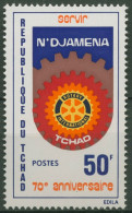 Tschad 1975 Rotary Club International Emblem 708 Postfrisch - Chad (1960-...)