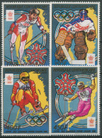 Zentralafrikanische Republik 1988 Olympische Spiele Calgary 1343/46 A Postfrisch - Centraal-Afrikaanse Republiek