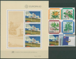 Portugal - Azoren 1983 Kompletter Jahrgang 356/61, Block 4 Postfrisch (SG98413) - Azoren