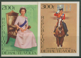 Obervolta 1977 Königin Elisabeth II. 676/77 B Postfrisch - Opper-Volta (1958-1984)