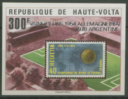 Obervolta 1979 Gewinner Der Fußball-WM Argentinien 744 B Postfrisch - Upper Volta (1958-1984)