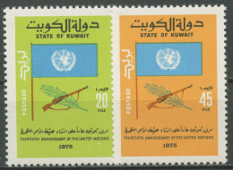 Kuwait 1975 Vereinte Nationen UNO 654/55 Postfrisch - Koweït