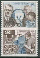 Schweden 1974 Rundfunk 889/90 Postfrisch - Unused Stamps