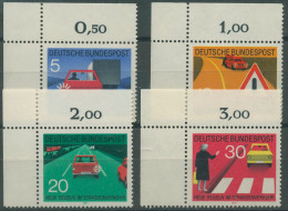 Bund 1971 Regeln Im Straßenverkehr 670/73 Ecke 1 Oben Links Postfrisch (E242) - Nuevos