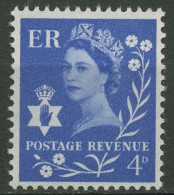 Großbritannien-Nordirland 1966 Königin Elisabeth II. 4 Postfrisch - Northern Ireland