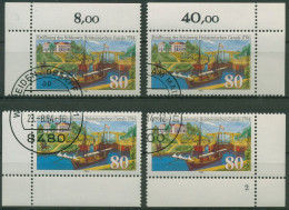 Bund 1984 Schleswig-Holsteinischer Kanal 1223 Alle 4 Ecken Gestempelt (E1289) - Usati