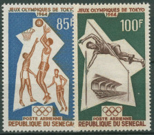 Senegal 1964 Olympische Sommerspiele In Tokio Basketball 288/89 Postfrisch - Sénégal (1960-...)