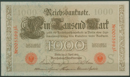 Dt. Reich 1000 Mark 1910, DEU-40c Serie S/L, Fast Kassenfrisch (K1538) - 1000 Mark