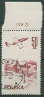 Polen 1978 Flugzeuge Schulflugzeug über Warschauer Schloss 2540 OR Gestempelt - Used Stamps