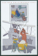 Bund 1997 Tag Der Briefmarke Flugzeug Postauto Block 41 Gestempelt (C98756) - Altri & Non Classificati