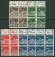 Bund 1966 Brandenburger Tor Mit Oberrand 506/10 4er-Block OR Postfrisch - Nuevos